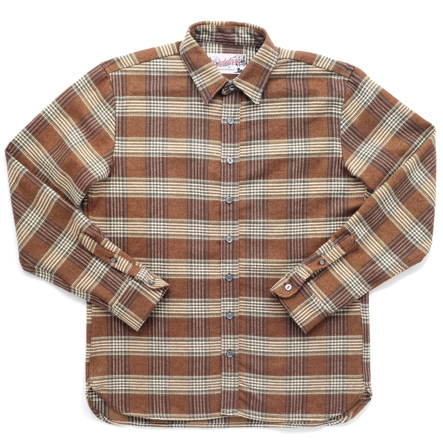 Brown Houndstooth Blanket Easy Shirt
