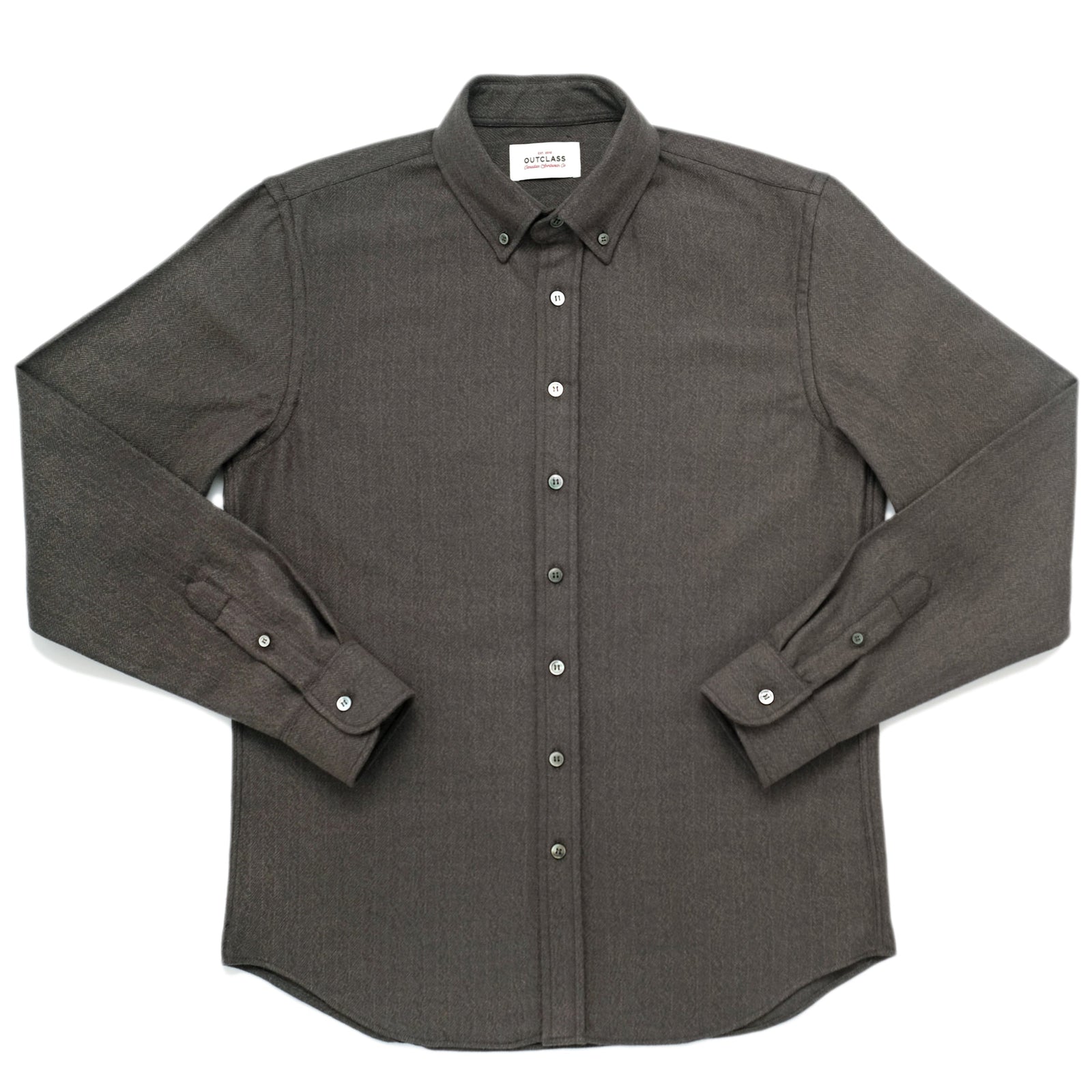 Herringbone Flannel Classic Shirt
