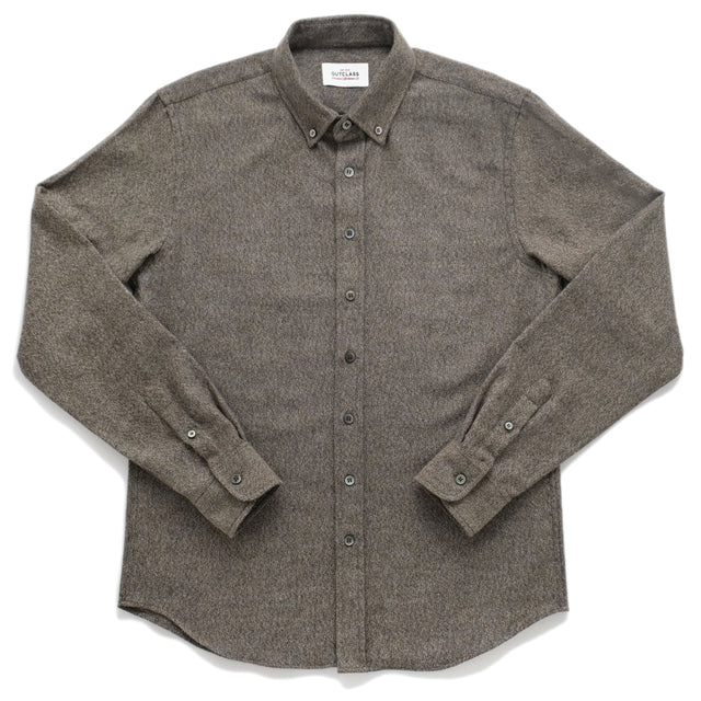 Moss Twill Flannel Classic Shirt
