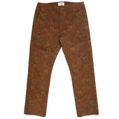 Bronze Printed Corduroy Camp Pant