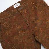 Bronze Printed Corduroy Camp Pant