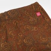 Bronze Printed Corduroy Camp Pant