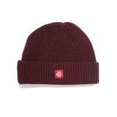 Burgundy Recycled Cashmere Toque