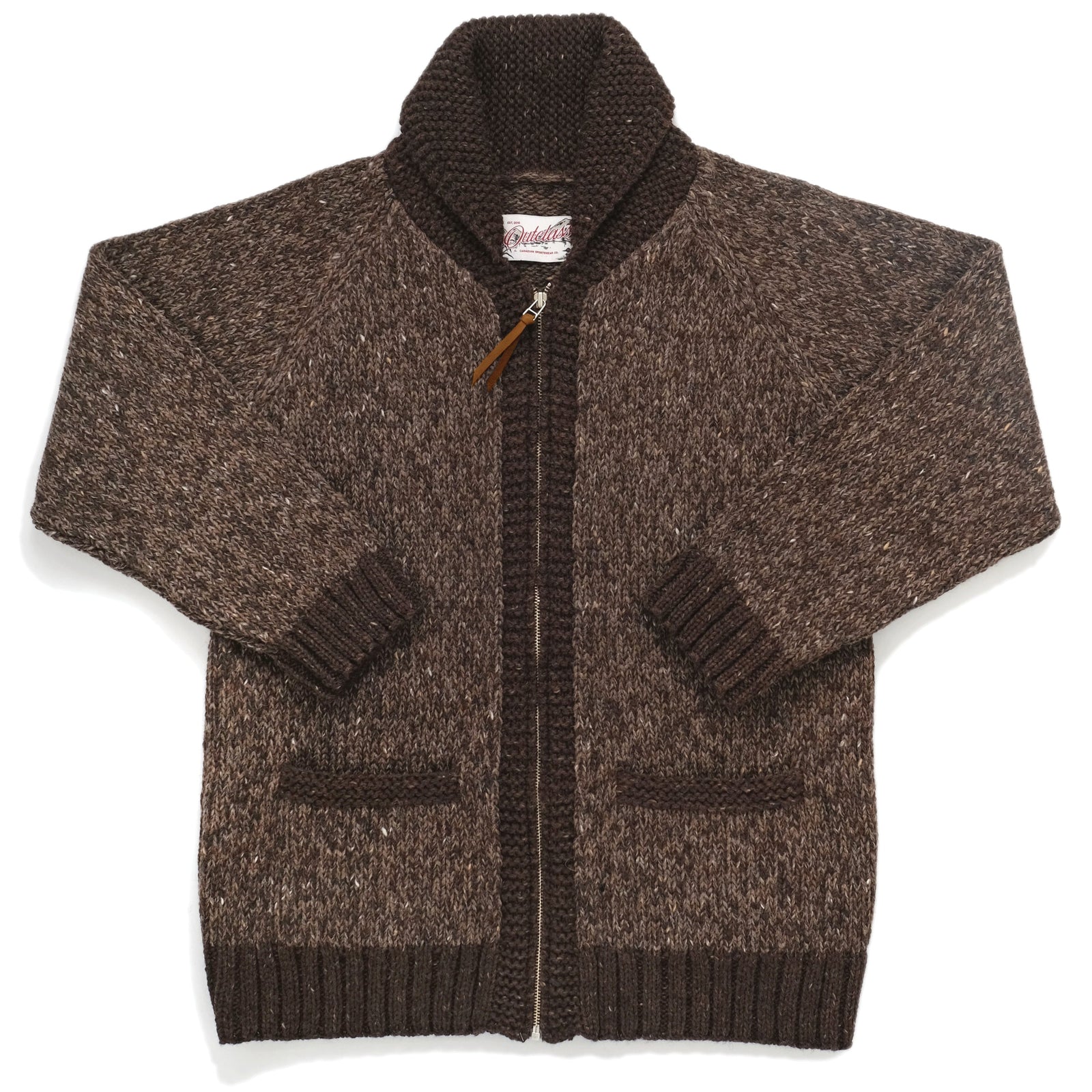 Marl Zip Cardigan