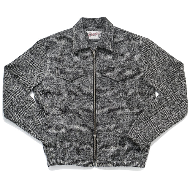 Black/White Bouclé Coach Jacket