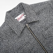 White Boucl Coach Jacket
