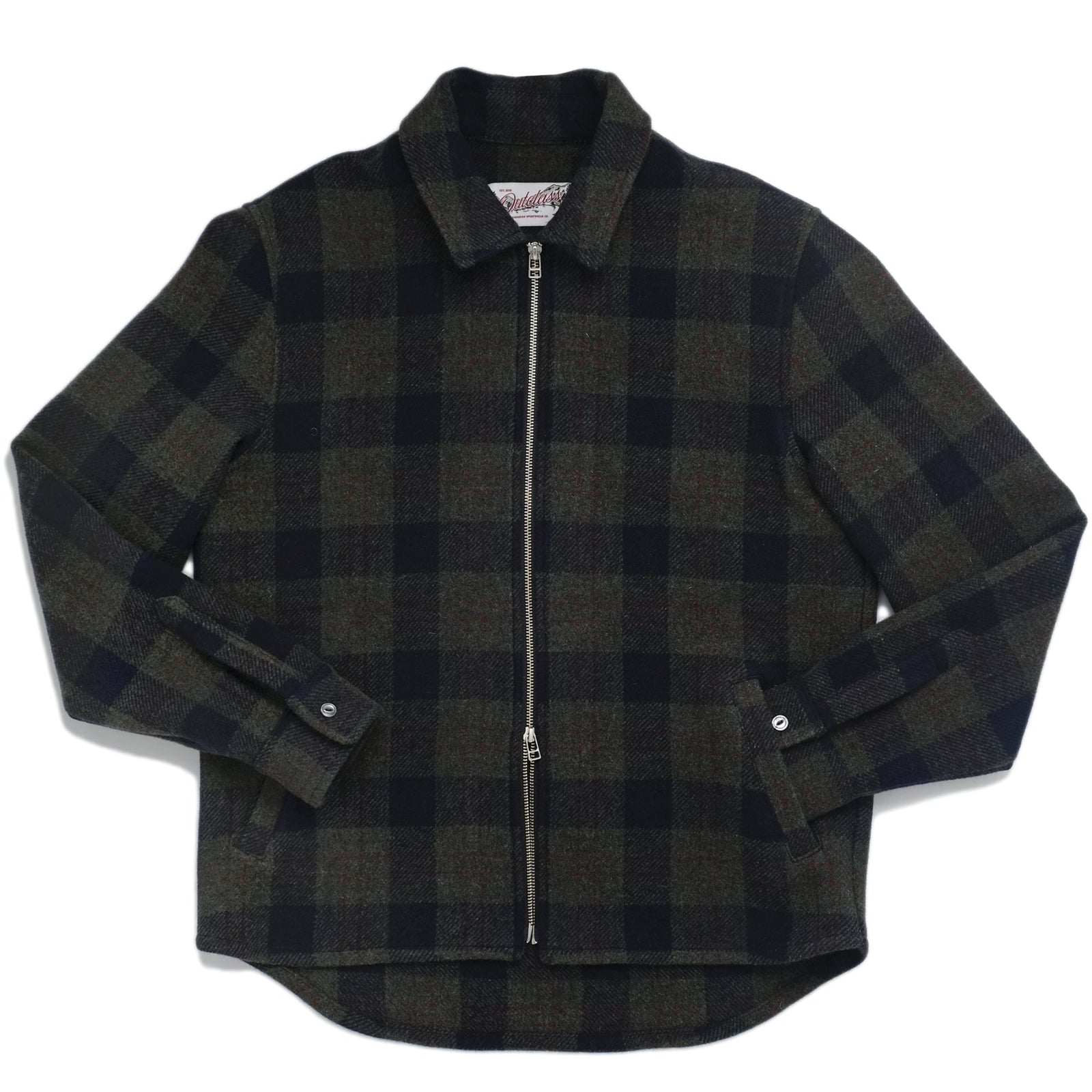 Plaid Zip Overshirt
