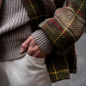 Artisan Woven Tartan Jacket In