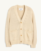 Acid Wash Cardigan - Natural