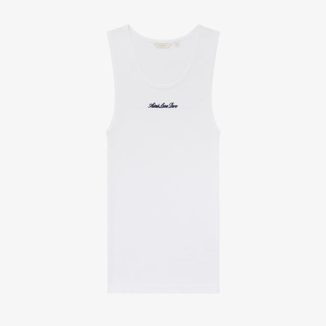 Embroidered Logo Tank Top