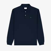 Long Sleeve Crest Piqu Polo