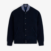 Reversible Knit Bomber Jacket