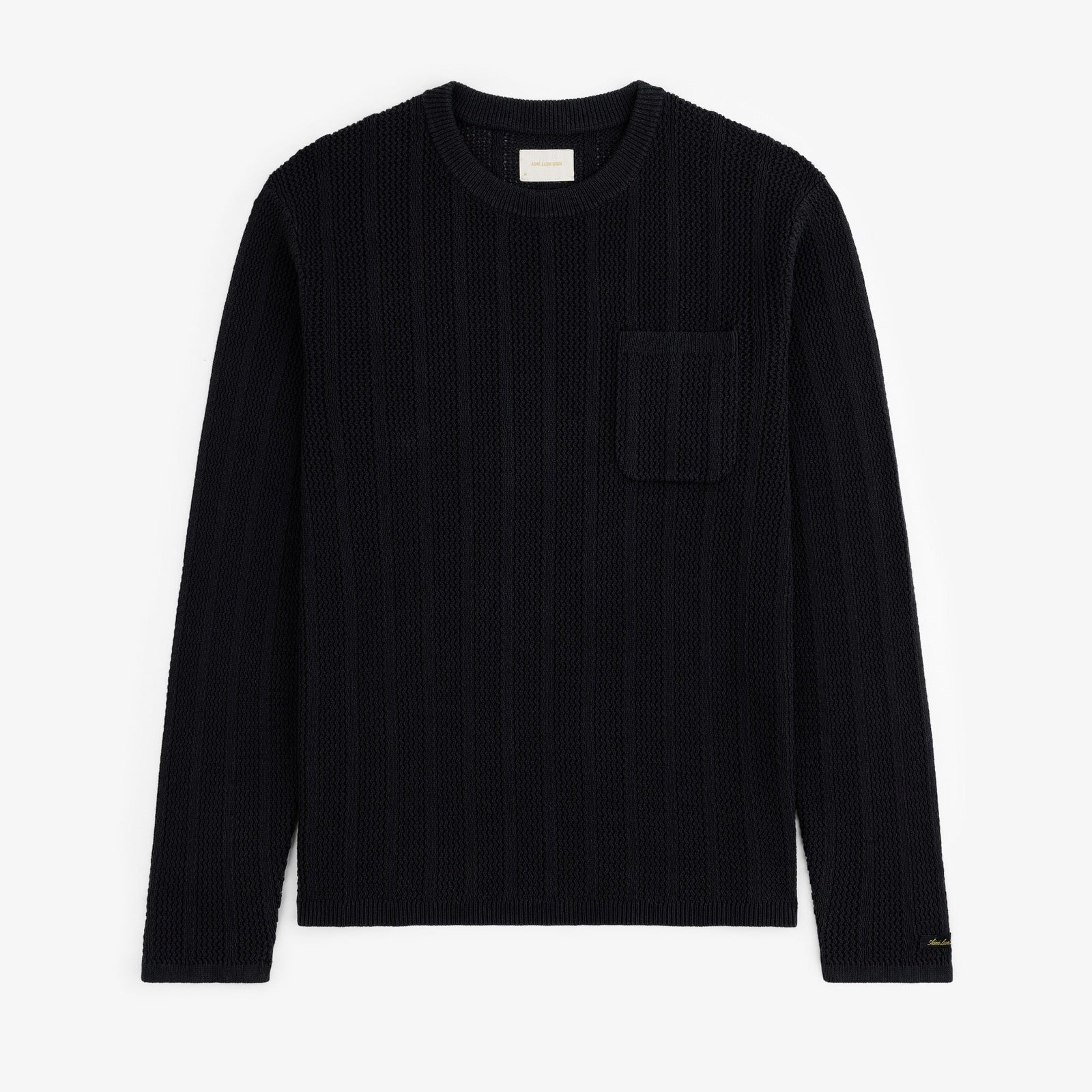 Racking Stitch Crewneck Sweater