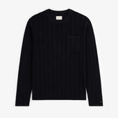 Racking Stitch Crewneck Sweater