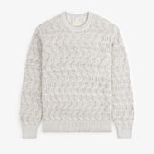 Linen Blend Cable Knit Sweater
