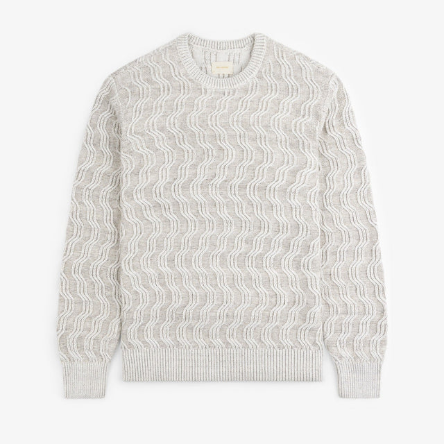 Linen Blend Cable Knit Sweater