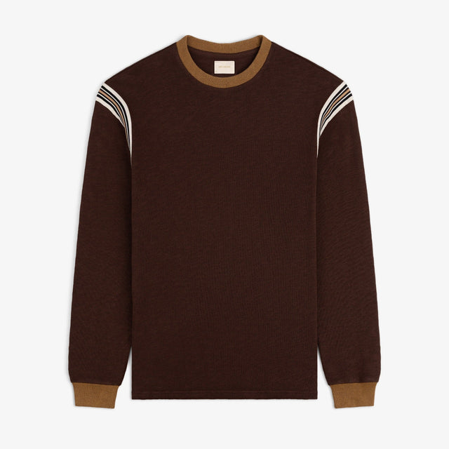 Long Sleeve Slub Football Tee