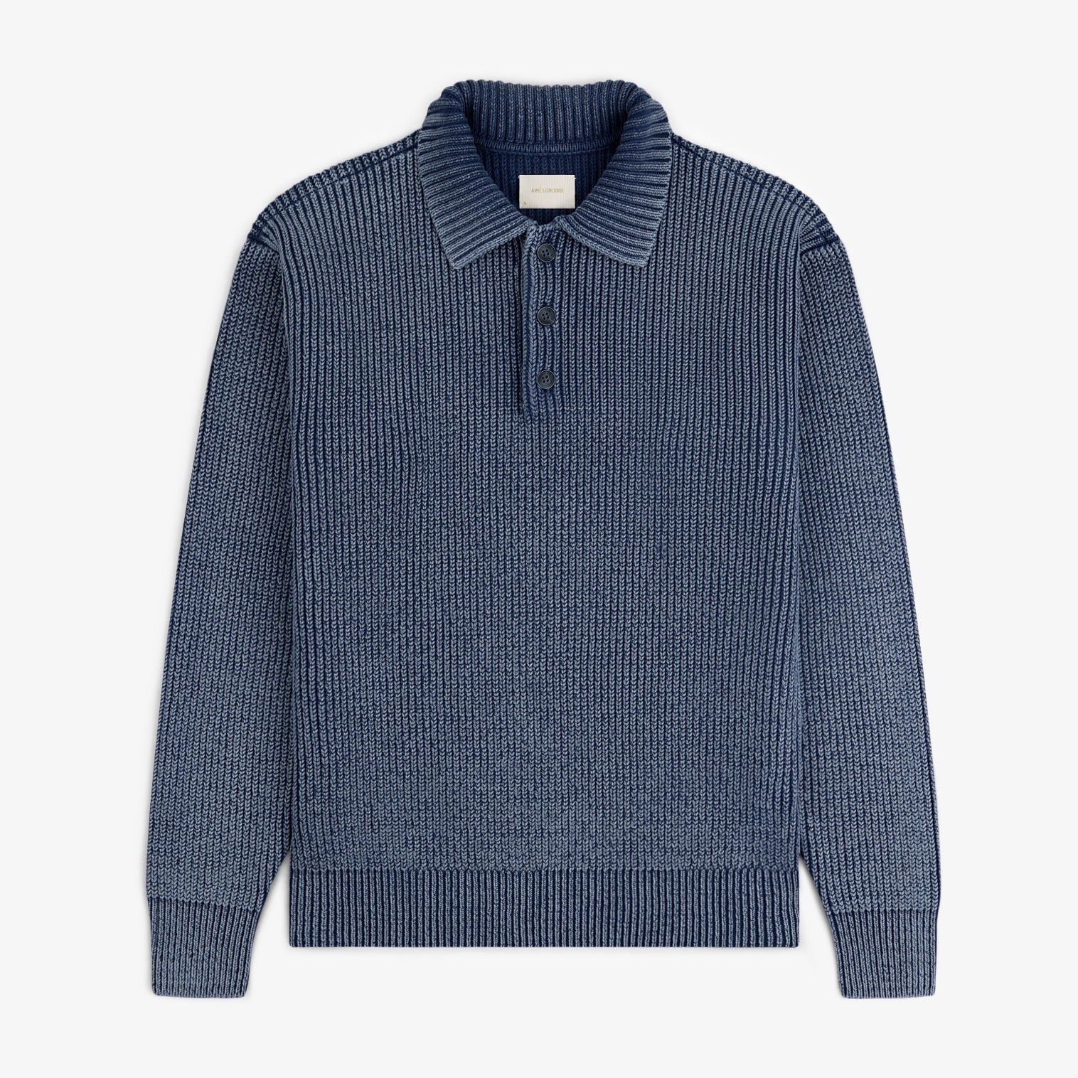 Stone Washed Knit Polo