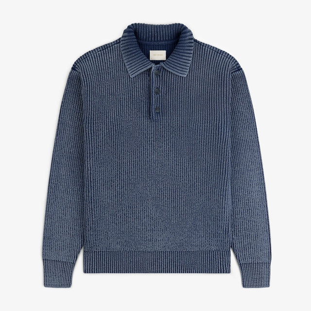 Stone Washed Knit Polo