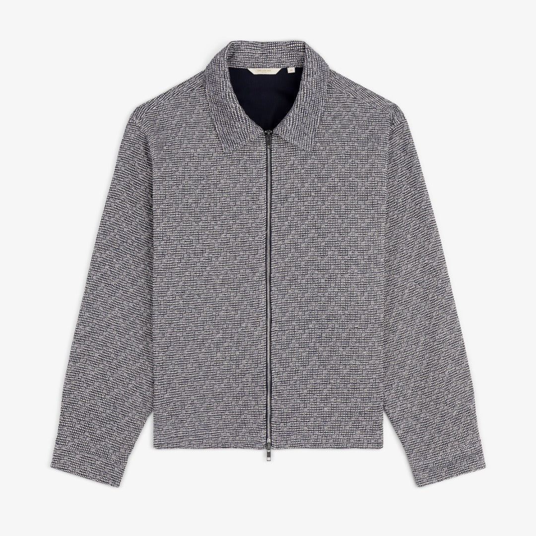 Textured Zip Shirt