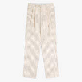 Double Pleated Pinstripe Suit Trouser