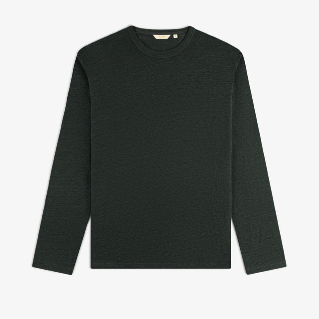 Long-Sleeve Linen Tee