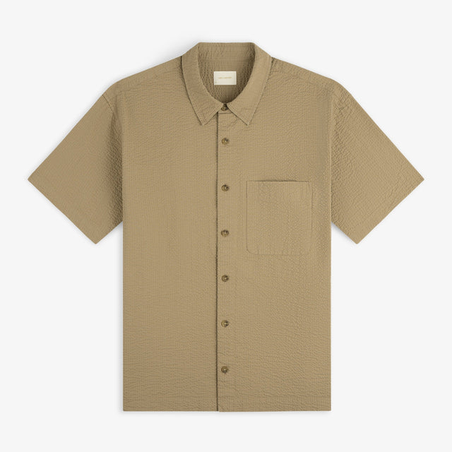 Short Sleeve Seersucker Shirt