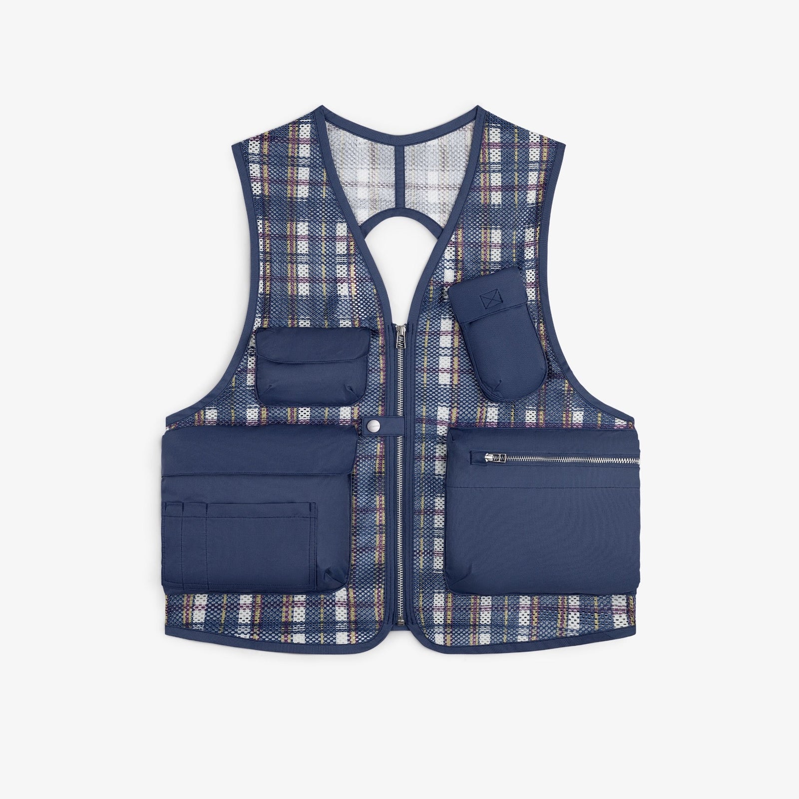Nylon Madras Utility Vest