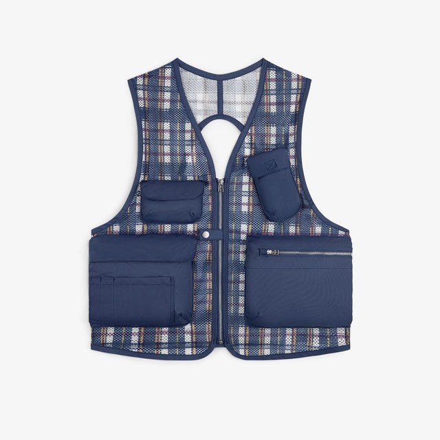 Nylon Madras Utility Vest