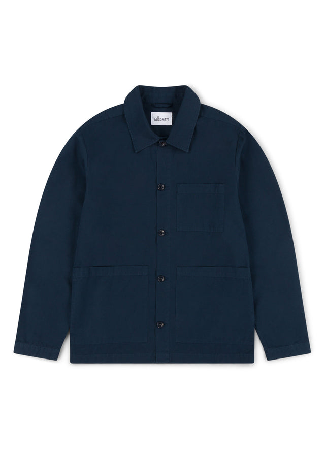 Canvas Work Shirt in Dark Navy