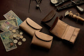 The Wentworth 3 Fold Vintage Leather Purse
