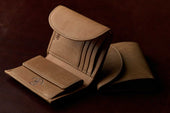The Wentworth 3 Fold Vintage Leather Purse