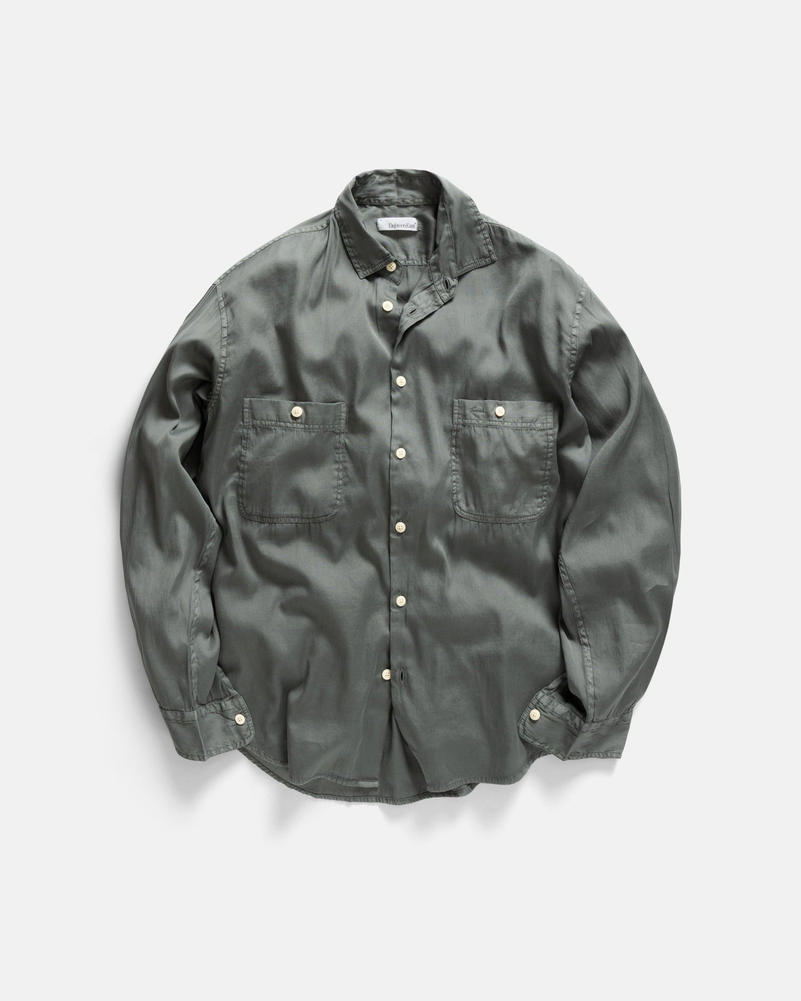 Alberto Per Lavoro Shirt Foliage Piece Dyed Suvin Cotton