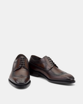 Alex Brown Wingtip Derby with Half-Rubber Soles - 722