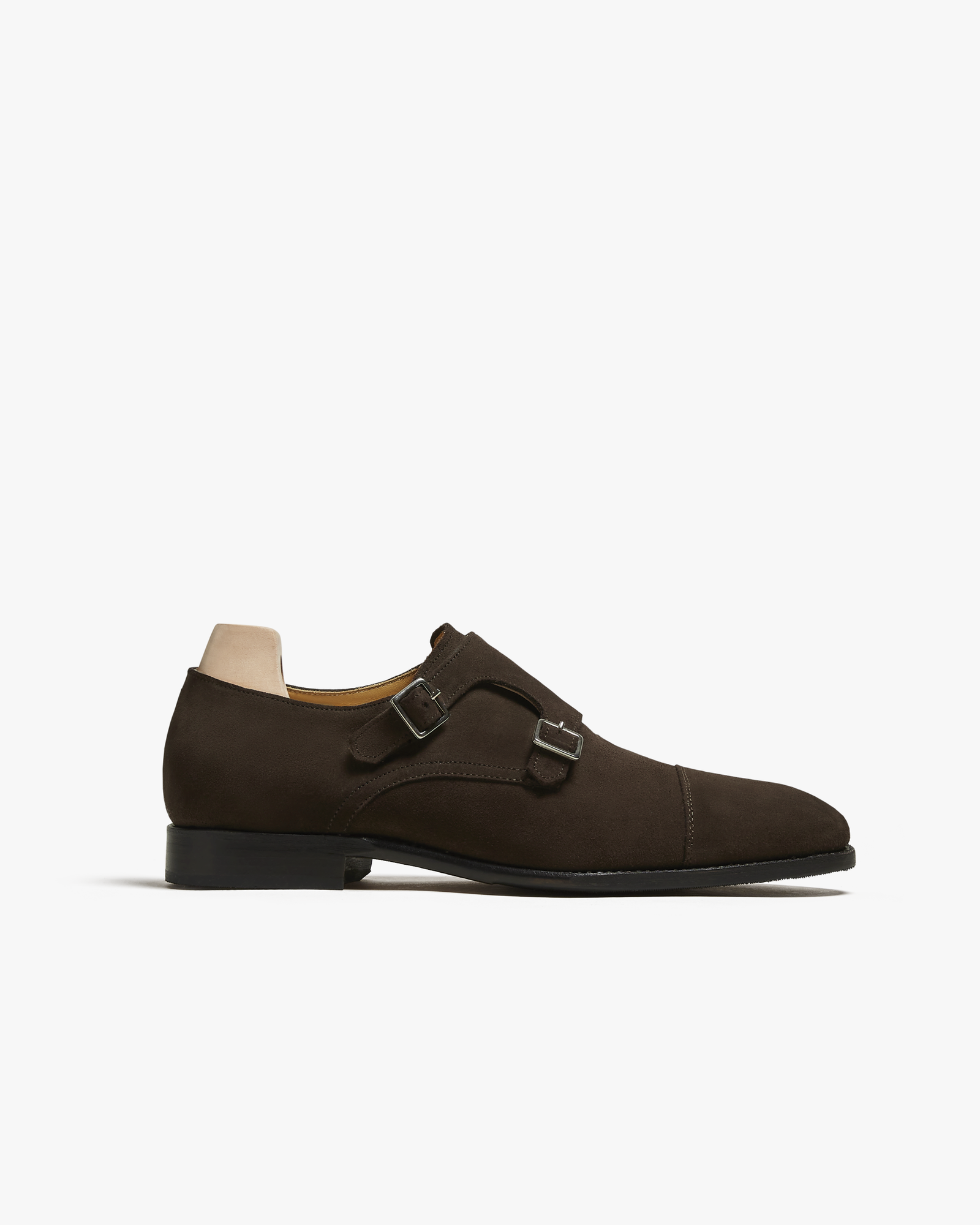 Lsten Dark Brown Suede