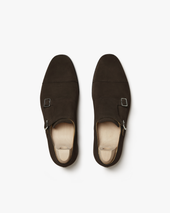 Lsten Dark Brown Suede