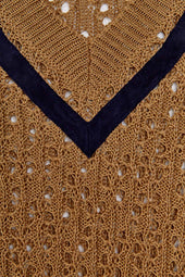 Ambrogio Unisex Sweater In Linen And Lambskin