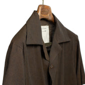 Artist Shirt In Melange Hand Loomed Cotton
