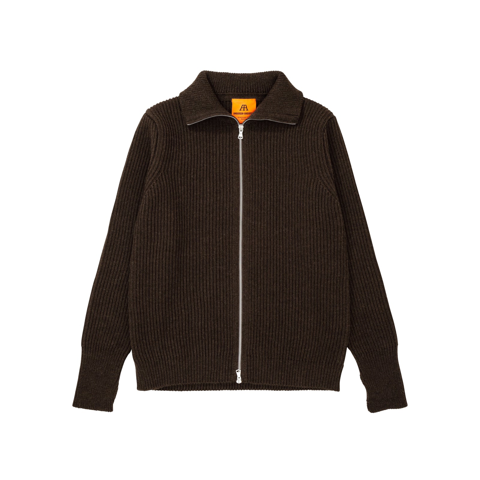 Full Zip Natural Brown