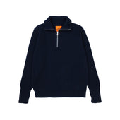 Navy Half-Zip Navy Blue