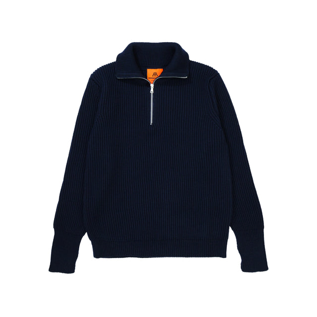 Navy Half-Zip Navy Blue