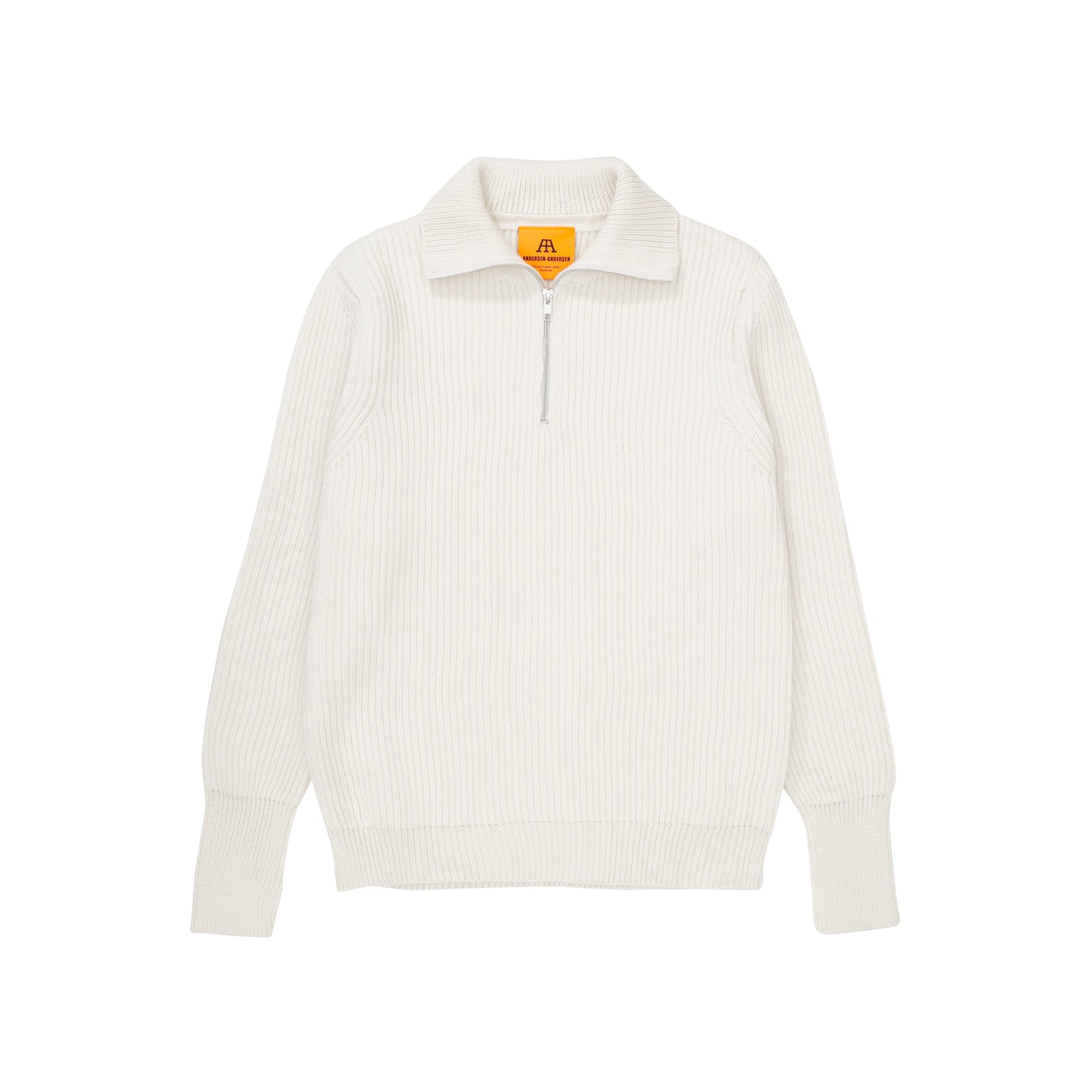 Half Zip Off White