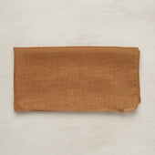 Wool And Silk Glen Check Neckerchief In Gold