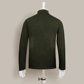 Long Sleeve Knitted Polo Shirt In