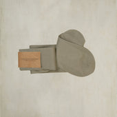 Long Plain Cotton Socks In Taupe