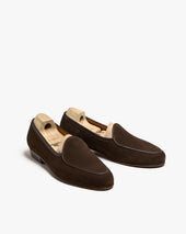 Ngby Dark Brown Suede