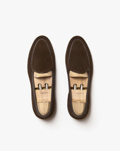 Ngby Dark Brown Suede