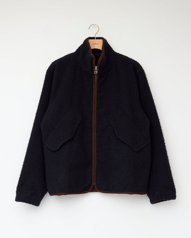 Fleece Jacket 1.0, Navy/Brown