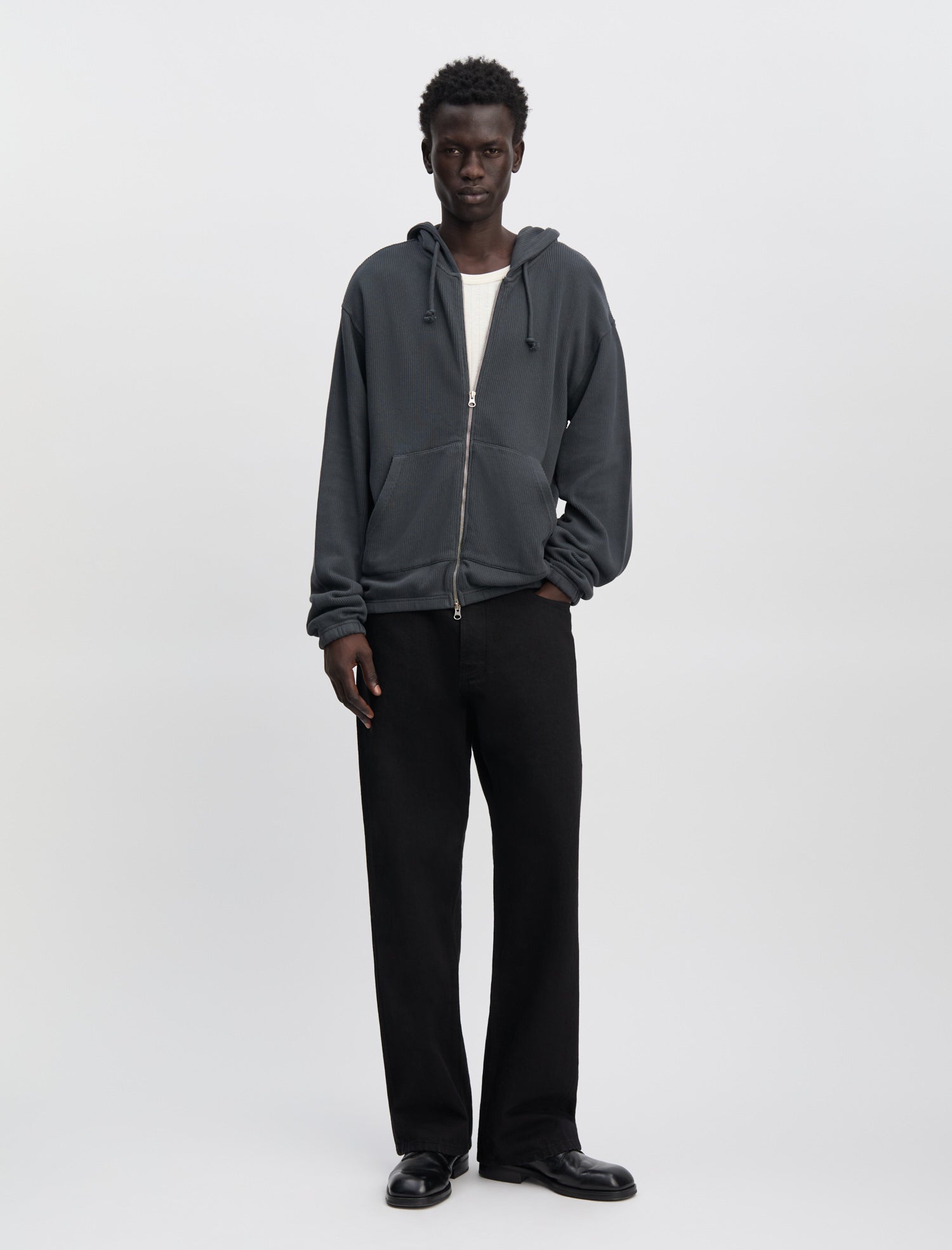 Another Zip Hoodie 1 0 Grey