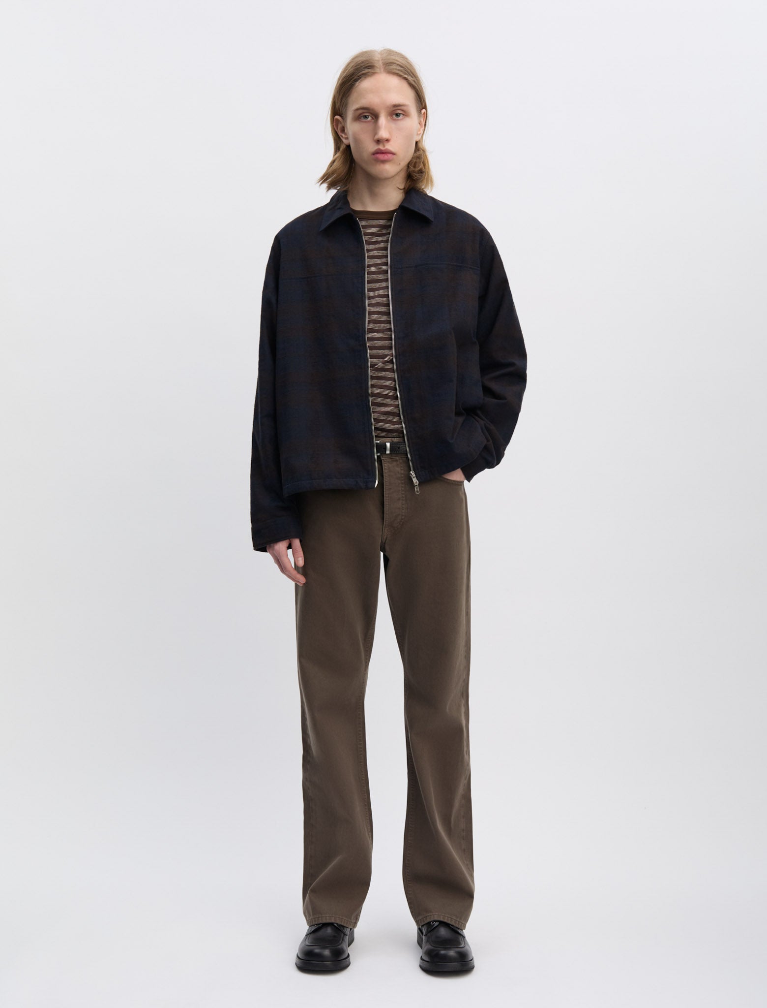Another Overshirt 3 0 Brown Check